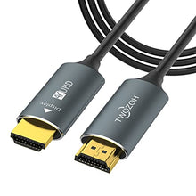 Load image into Gallery viewer, Twozoh Fiber Optic HDMI Cable 30FT, 4K Fiber HDMI to HDMI Cable 4K/60Hz (4:4:4 HDR10 HDCP2.2) 1440p 144Hz 18Gbps High Speed UHD Fiber HDMI Cord(10M)