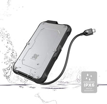 Load image into Gallery viewer, Titanium One Portable External SSD 2TB USB 3.2 Gen 2 IP66 Water/Dust/Shock Proof for PC Laptop Mac Android Game Console
