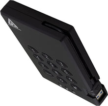 Load image into Gallery viewer, Apricorn 2TB Aegis Padlock USB 3.0 SSD 256-Bit Encrypted Portable Drive (A25-3PL256-S2000)