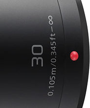 Load image into Gallery viewer, Panasonic LUMIX G MACRO LENS, 30MM, F2.8 ASPH, MIRRORLESS MICRO FOUR THIRDS, MEGA OPTICAL I.S, H-HS030 (USA BLACK)