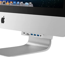Load image into Gallery viewer, SABRENT Multi-Port iMac Hub with Front Access USB Ports, SD/Micro SD Card Reader, 3.5mm Headphone Jack and Rear HDMI 2.0 Output (iMac 2017 to 2020) (HB-SIMC)