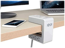 Load image into Gallery viewer, Tripp Lite Surge Protector Desk Clamp 6-Outlet 2 USB-A; 1 USB-C 8ft Cord