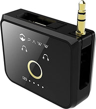Load image into Gallery viewer, Paww WaveCast Portable Bluetooth 5.0 Audio Transmitter - Fast Charging and Wireless 3.5mm Universal Adapter w/ Low Latency - Equipment Link for Audio Receiver, TV, Gaming and Home/Car Music Stereo