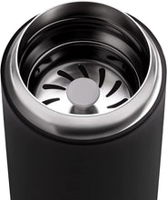 Load image into Gallery viewer, Fellow Carter Move Travel Mug - Vacuum-Insulated Stainless Steel Coffee and Tea Tumbler with Ceramic Interior and Splash Guard, Matte Black, 12 oz Cup