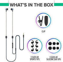 Load image into Gallery viewer, DefenderShield EMF-Free Earbud Headphones - Universal Air Tube Wired Crystal Clear Stereo Headset with Microphone & Volume Control - Compatible with iPhone, Galaxy, iPad & Other Audio Devices