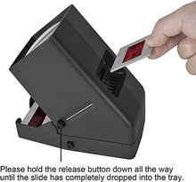 Load image into Gallery viewer, Rybozen 35mm Slide Viewer, 3X Magnification and Desk Top LED Lighted Illuminated Viewing and Battery Operation-for 35mm Slides & Positive Film Negatives(4AA Batteries Included)