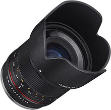 Load image into Gallery viewer, Rokinon RK21M-FX 21mm F1.4 ED AS UMC High Speed Wide Angle Lens for Fuji (Black)