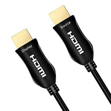 Load image into Gallery viewer, 4K Fiber Optic HDMI Cable 50 Feet, 18Gbps 4K 60Hz(4:4:4 HDR10 HDCP2.2) 1440p 144Hz High Speed Ultra HD One-Direction Cord Compatible with Apple-TV Ps4 Xbox One