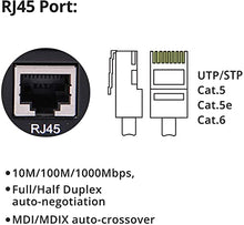 Load image into Gallery viewer, Gigabit Ethernet Media Converter, Single Mode Dual SC Fiber, 1000Base-LX to 10/100/1000Base-Tx, up to 20km, Pack of 2
