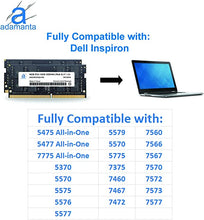 Load image into Gallery viewer, Adamanta 32GB (2x16GB) Laptop Memory Upgrade Compatible for Dell Alienware, Inspiron, Latitude, Optiplex, Precision, Vostro & XPS DDR4 2400Mhz PC4-19200 SODIMM 2Rx8 CL17 1.2v RAM DRAM
