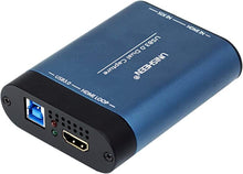 Load image into Gallery viewer, UNISHEEN USB 3.0 HDMI SDI Dual Input Capture Card, Video Broadcast Game Live Stream, HDMI to USB 3.0 HD 1080P Live Streaming Video Grabber Converter