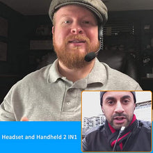 Load image into Gallery viewer, Fitness Wireless Microphone, KIMAFUN 2.4G Wireless Waterproof Headset Microphone with Transmitter and 3.5mm Receiver, For Fitness Instructor, Spinning, Yoga, Computer, PC, Smartphone, Speaker, G100-1