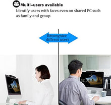 Load image into Gallery viewer, Kaysuda Face Recognition USB IR Camera for Windows Hello, 1080P(Entry Level) Webcam with Dual Microphones for Streaming Video Conference and Recording