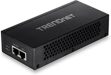 Load image into Gallery viewer, TRENDnet Gigabit Ultra PoE+ Injector, Supplies PoE (15.4W), PoE+(30W) Or Ultra PoE(60W), Network A PoE Device Up To 100m(328 ft), Supports IEEE 802.3af,802.at,Ultra PoE, Plug & Play, Black, TPE-117GI
