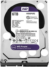 Load image into Gallery viewer, Western Digital 6TB WD Purple Surveillance Internal Hard Drive HDD - 5640 RPM, SATA 6 Gb/s, 128 MB Cache, 3.5" - WD62PURZ
