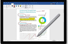 Load image into Gallery viewer, Microsoft Surface Pen for Surface Pro 7 Pro 6 Surface Laptop 3 Surface Book 2 Laptop 2 Surface Go Studio 2 Pro 5 Pro 4 4096 Pressure Points Rubber Eraser Bluetooth 4.0 Platinum