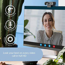 Load image into Gallery viewer, Boom Mini 1080P HD Business Webcam with 2 Microphones, 90-Degree Extended Wide Angle View, 4K Glass Lens, USB Computer PC Mac Pro Web Camera for Video Conferencing, Zoom Meetings, Streaming, Gaming