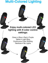 Load image into Gallery viewer, Cyber Acoustics Premium USB Microphone with Dual Recording Patterns - 24-bit Recording Perfect for Podcasting and Vlogging - Compatible with PC and Mac (CVL-2009)