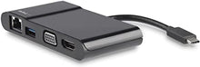 Load image into Gallery viewer, StarTech.com USB-C Multiport Adapter - USB-C Travel Dock with 4K HDMI or 1080p VGA, Gigabit Ethernet, 5Gbps USB-A 3.0 - Discontinued, Limited Stock, & Replaced by DKT31CHVL (DKT30CHV)