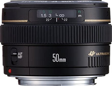 Load image into Gallery viewer, Canon EF 50mm f/1.4 USM Standard and Medium Telephoto Lens for Canon SLR Cameras, Fixed