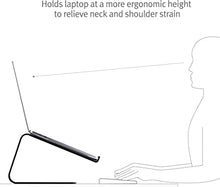 Load image into Gallery viewer, Twelve South Curve for MacBooks and Laptops | Ergonomic desktop cooling stand for home or office (matte black)