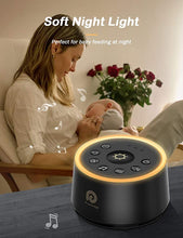 Load image into Gallery viewer, White Noise Machine - Dreamegg Sound Machine for Baby Kid Adult, Noise Machine for Sleeping with 24 Calming Sound, Ambient Nightlight, Continuous or Timer, Loud Sleep Machine for Home Nursery Office