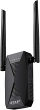Load image into Gallery viewer, 1200Mbps WiFi Range Extender Dual Band AC Wireless Repeater Booster and Signal Amplifier With Ethernet Port for Home, 2 x 6 dBi Antennas, Access Point, WPS