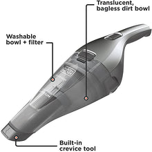 Load image into Gallery viewer, BLACK+DECKER Dustbuster Handheld Vacuum, Cordless, Dark Grey (HNVC220BCZ01)