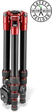 Load image into Gallery viewer, Manfrotto Element Traveller Small Aluminum 5-Section Tripod Kit with Ball Head, Element Small 56.3", Red