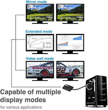 Load image into Gallery viewer, SIIG 2-Port Mini DisplayPort 1.2 to 2 DisplayPort MST Hub Video Splitter, Not for HDMI, DisplayPort Daisy Chain Monitor, Windows Only (CE-DP0J11-S1)