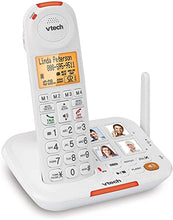 Load image into Gallery viewer, VTech SN5127 Amplified Cordless Senior Phone with Answering Machine, Call Blocking, 90dB Extra-loud Visual Ringer, One-touch Audio Assist on Handset up to 50dB, Big Buttons and Large Display