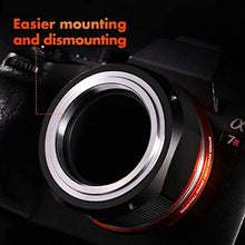 Load image into Gallery viewer, K&F Concept Lens Mount Adapter for M42 Lens to Sony NEX E-Mount Camera for Sony Alpha NEX-7 NEX-6 NEX-5N NEX-5 NEX-C3 NEX-3 with Matting Varnish Design