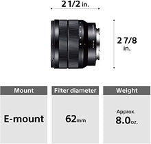 Load image into Gallery viewer, Sony - E 10-18mm F4 OSS Wide-Angle Zoom Lens (SEL1018),Black
