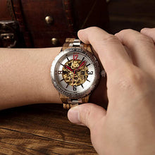 Load image into Gallery viewer, BOBO BIRD Brand Design Mens Wooden Automatic Mechanical Watches Multifunction Business Luxury Wood Watch for Men
