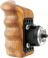Load image into Gallery viewer, NICEYRIG Wooden Handle Grip with Rosette Mount Applicable for Nikon Panasonic Canon Camera Cage Rig Shoulder Mount Support Rig (Right Side)