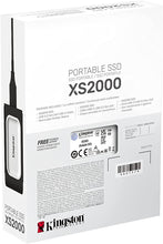 Load image into Gallery viewer, Kingston XS2000 2TB High Performance Portable SSD with USB-C | Pocket-Sized | USB 3.2 Gen 2x2 | External Solid State Drive | Up to 2000MB/s | SXS2000/2000G