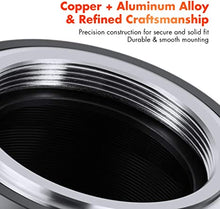 Load image into Gallery viewer, K&F Concept Lens Mount Adapter for M42 Lens to Sony NEX E-Mount Camera for Sony Alpha NEX-7 NEX-6 NEX-5N NEX-5 NEX-C3 NEX-3 with Matting Varnish Design
