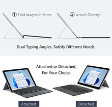 Load image into Gallery viewer, MoKo Type Cover Fit Microsoft Surface Go 3 (2021)/ Surface Go 2 2020 / Surface Go 2018, Ultra-Slim Wireless Bluetooth Keyboard with Micro-USB Charging Cable and Built-in Rechargeable Battery, Black