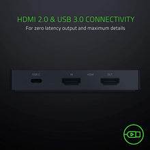 Load image into Gallery viewer, Razer Ripsaw HD Game Streaming Capture Card: 4K Passthrough - 1080P FHD 60 FPS Recording - Compatible W/PC, PS4, Xbox One, Nintendo Switch