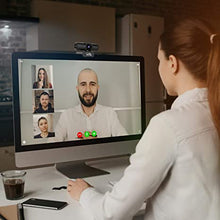Load image into Gallery viewer, CA Essential Webcam 1080HD-AF – USB Webcam with Microphone for Desktop or Notebooks, 1080p Webcam, HD Auto-Focus and Light Correction, Omni-Directional Microphone (WC-2000)