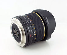 Load image into Gallery viewer, Rokinon FE8M-C 8mm F3.5 Fisheye Fixed Lens for Canon - Black