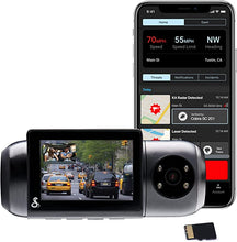Load image into Gallery viewer, Cobra Smart Dash Cam with Interior Cam (SC 201) - Full HD 1080P Resolution, Built-in WiFi & GPS, 16GB SD Card, 2" Display, Shared Alerts, Incident Reports, Emergency MayDay, Drive Smarter App