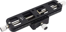 Load image into Gallery viewer, Haoge FM-160 Wormdrive Macro Rail for Macro Photography Track, Focus Stacking Precision Focus Slider/Close-up Shooting Clamp Plate Fine-Tuning Screw Rod