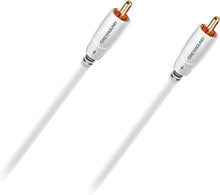 Load image into Gallery viewer, AudioQuest Greyhound Subwoofer RCA Cable - 3m, White (GHOUND03)