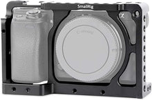 Load image into Gallery viewer, SMALLRIG Camera Cage only for Sony A6000 A6300 ILCE-6000 ILCE-6300 NEX7 with 1/4" 3/8" Mounting Points and Built-in Cold Shoe - 1661