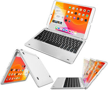 Load image into Gallery viewer, iPad 9th Gen (10.2-inch, 2021) Keyboard Case, Arteck Ultra-Thin Bluetooth Keyboard with Folio Full Protection Case for Apple 10.2-inch iPad 9 (2021) iPad 8 and iPad 7 with 130 Degree Swivel Rotating