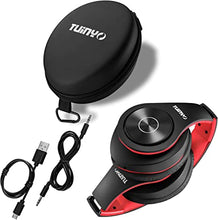 Load image into Gallery viewer, Bluetooth Headphones,TUINYO Over Ear Stereo Wireless Headset 40H Playtime with Deep Bass,Soft Memory-Protein Earmuffs,Built-in Mic Wired Mode PC/Cell Phones