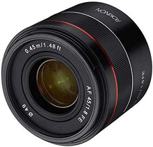 Load image into Gallery viewer, ROKINON 45mm F1.8 Full Frame Auto Focus Compact Lens for Sony E-Mount