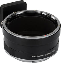 Load image into Gallery viewer, Fotodiox Pro Lens Mount Adapter Contax 645 (C645) Mount Lens to G-Mount GFX Mirrorless Camera