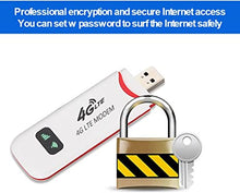 Load image into Gallery viewer, Zopsc Portable Smart Router 4G WiFi Modem LTE USB 100Mbps Network Adapter Wireless WiFi Hotspot Router, Modem Stick Support WC, Plug and Play, Support 32GB TF Memory Card Expansion